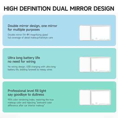 Studio Glow LED Car Mirror