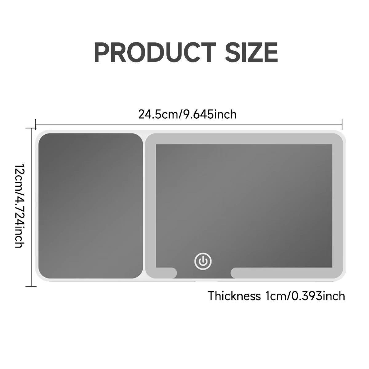 Studio Glow LED Car Mirror