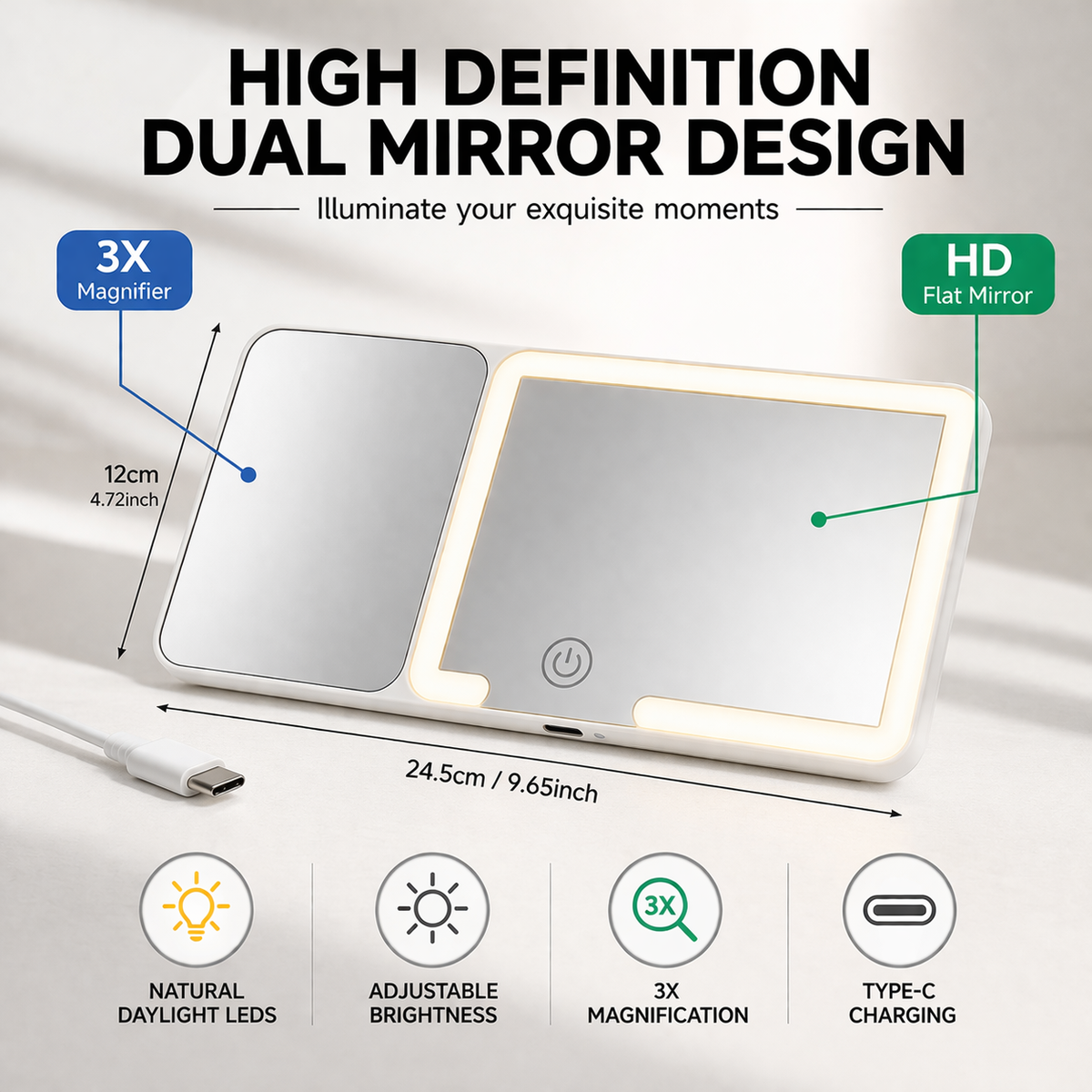 Your On-The-Go Beauty Mirror