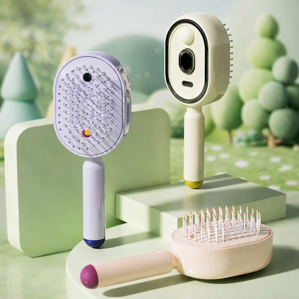 BrushMist™. The 3-in-1 Hair Revival Comb
